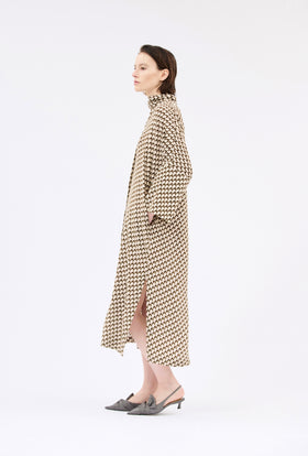 Chevrons Kleid, Mink from ODEEH 