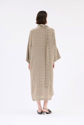 Chevrons Kleid, Mink from ODEEH 