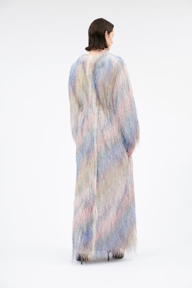 FRINGY RAINBOW Kleid, Seablue from ODEEH 