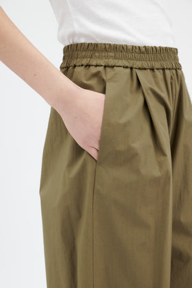 Poplin Hose, Dark Olive from ODEEH 