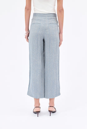 FANCY HERRINGBONE Hose, Foggy Blue from ODEEH 
