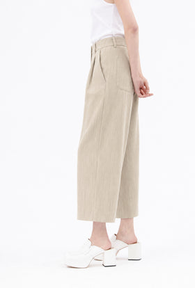 NATURAL SERGE BLEACHED Hose, Almond from ODEEH 