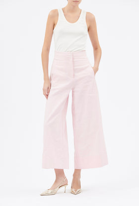 Structured Cotton / Linen Hose, Rose Petal from ODEEH 