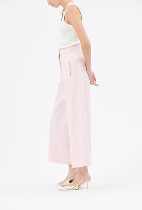 Structured Cotton / Linen Hose, Rose Petal from ODEEH 