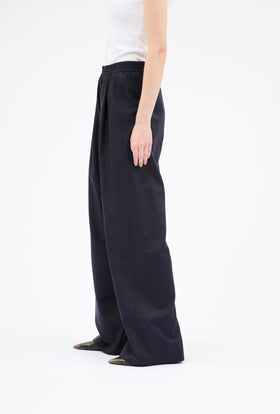 Light Oxford Wool Hose, Navy from ODEEH 