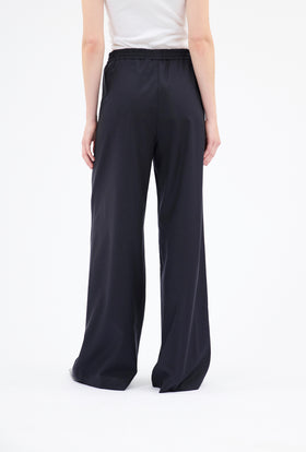 Light Oxford Wool Hose, Navy from ODEEH 