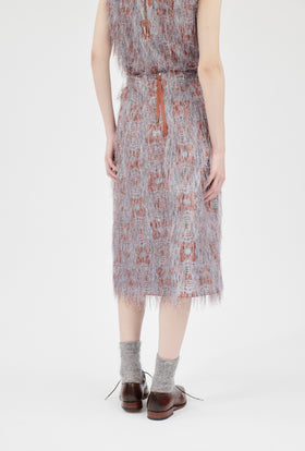 Double Face Coat, Marble Red from ODEEH 