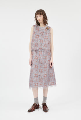 Double Face Coat, Marble Red from ODEEH 