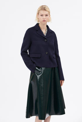 Double Face Coat, Marble Red from ODEEH 