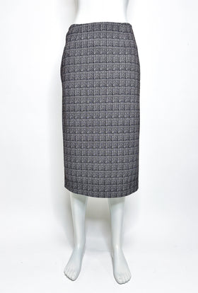 Retro Checked Jersey Rock, Black Copper from ODEEH 