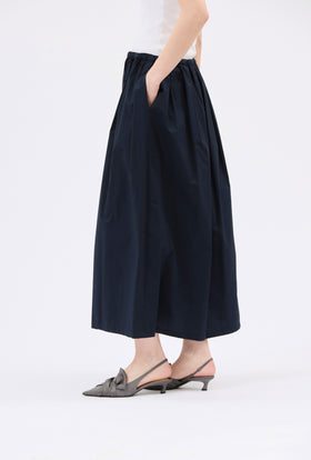 Poplin Skirt, Navy from ODEEH 