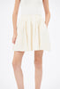 Structured Cotton / Linen Skirt, Off White from ODEEH 