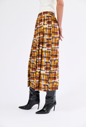 BRUSH STROKES Twill Rock, Burnt Orange from ODEEH 