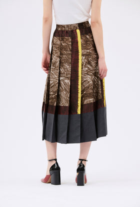 FOULARD SCRIBBLES Skirt, Myrrh from ODEEH 