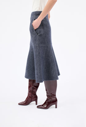 BRUSHED DOUBLE Serge Rock, Indigo from ODEEH 