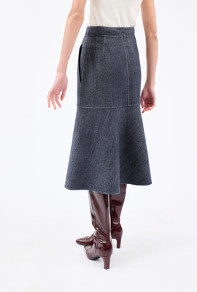BRUSHED DOUBLE Serge Rock, Indigo from ODEEH 