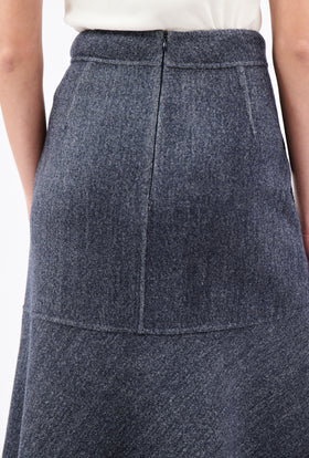 BRUSHED DOUBLE Serge Rock, Indigo from ODEEH 