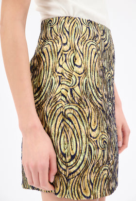 PAISLEY WAVES Rock, Greengold from ODEEH 