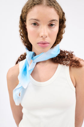 Logo Scarf, Baby Blue from ODEEH 