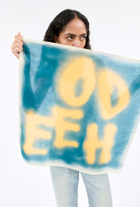 Logo Schal, Mountain Blue from ODEEH 