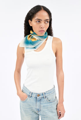 Logo Schal, Mountain Blue from ODEEH 