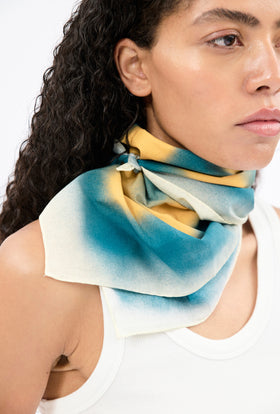 Logo Schal, Mountain Blue from ODEEH 