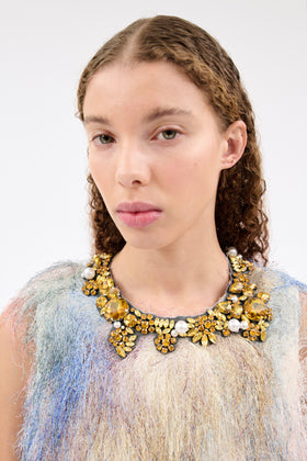 RHINESTONE Collier, Gold from ODEEH 