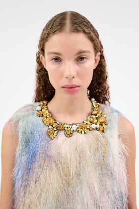 RHINESTONE Collier, Gold from ODEEH 