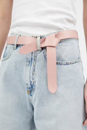 Leather Accessoires Gürtel, Nude from ODEEH 