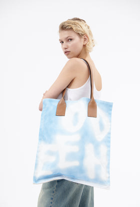 ODEEH Logo Shopper, Baby Blue from ODEEH 
