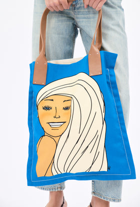 ODEEH Painting Tasche, Capri Blue from ODEEH 