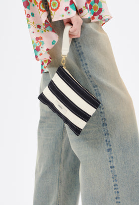 Striped Accessoires Tasche, Navy from ODEEH 