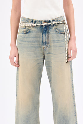 Knitted Belt, Offwhite from ODEEH 