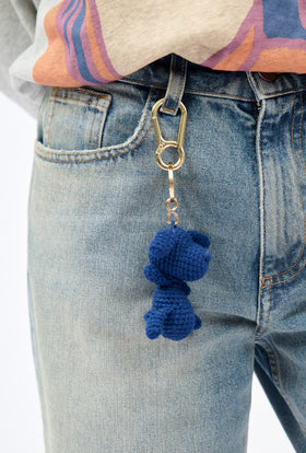 DOG Key Chain, Fayence from ODEEH 