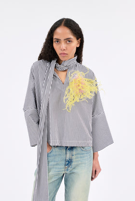 Feather Brosche, Citrus from ODEEH 