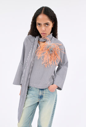 Feather Brosche, Persimmon from ODEEH 