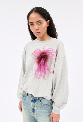 Feather Brosche, Cyclamen from ODEEH 