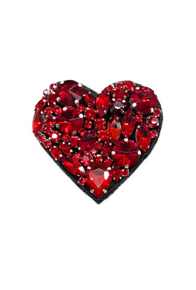 Hearts Brosche, True Red from ODEEH 