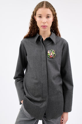 Rhinestone Brosche, Multicolor from ODEEH 