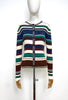 Cotton Linen Crepe Cardigan, Heather Blue from ODEEH 