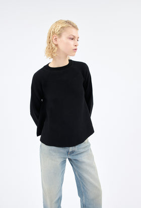 MERINO WOOL Pullover, Schwarz from ODEEH 