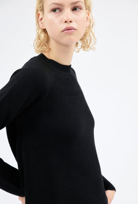 MERINO WOOL Pullover, Schwarz from ODEEH 