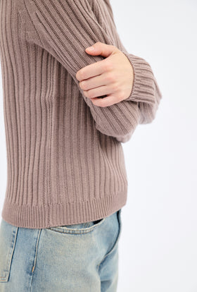 CASHWOOL Pullover, Rosewood from ODEEH 