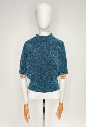 Slub Tweed Cardigan, Olive Brown from ODEEH 