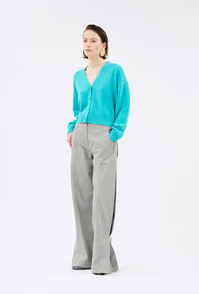 Light Cashmere Cardigan, Turquoise from ODEEH 