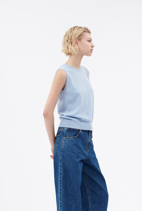 Light Cashmere Top, Ciel from ODEEH 