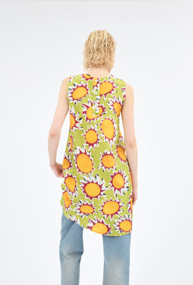 Pop Flowers Shirt, Limetta from ODEEH 