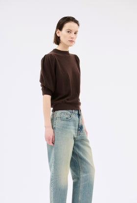 Light Cashmere Pullover, Chocolate from ODEEH 