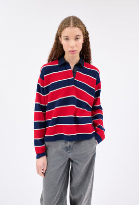 WOOL CASHMERE Pullover, True Red from ODEEH 