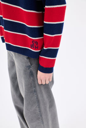 WOOL CASHMERE Pullover, True Red from ODEEH 